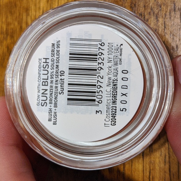 Sealed Sunlit 10 GLOW WITH CONFIDENCE SUN CREAM BLUSH .63 - Picture 3 of 7